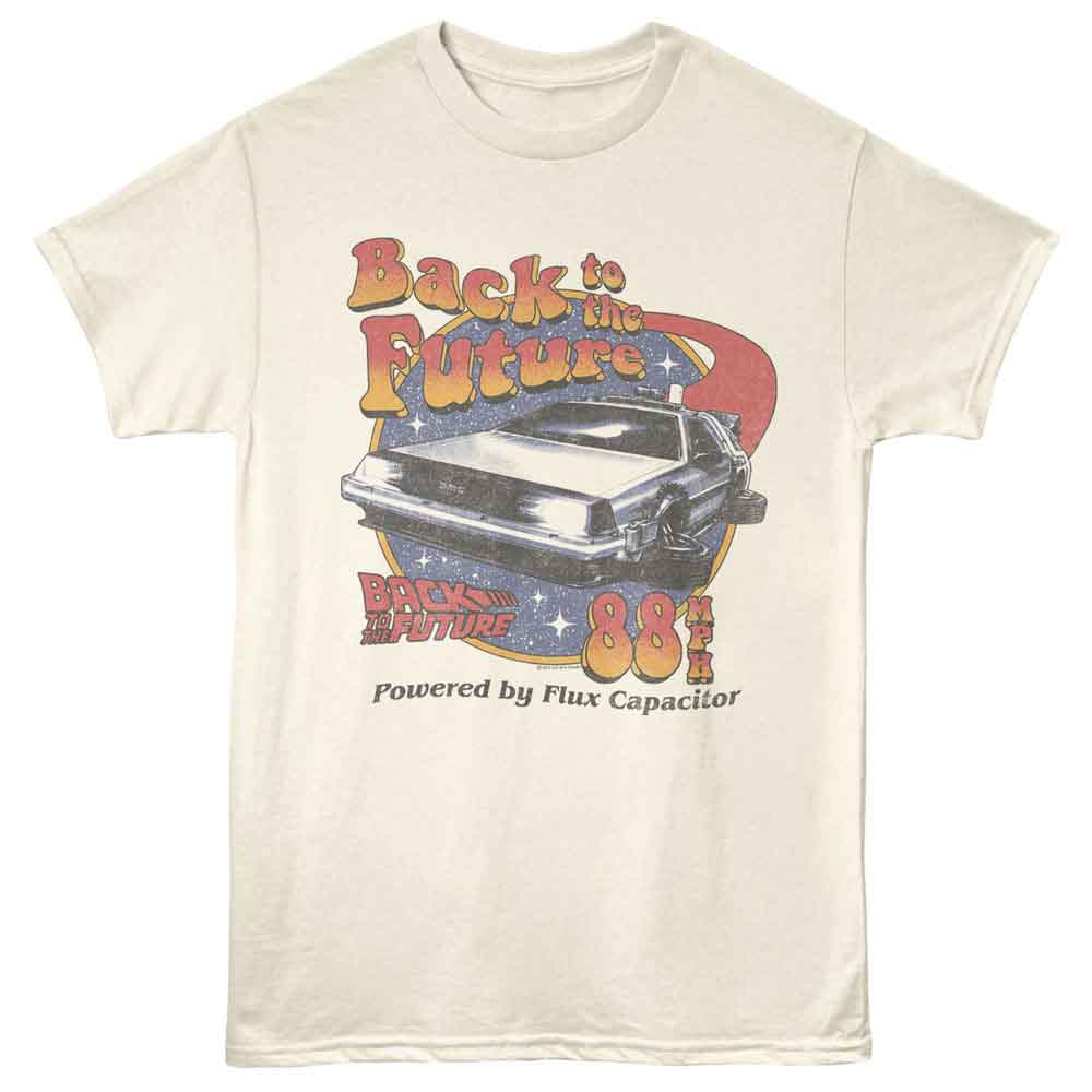 Back To The Future - BTTF Stars And Retro Font T-Shirt