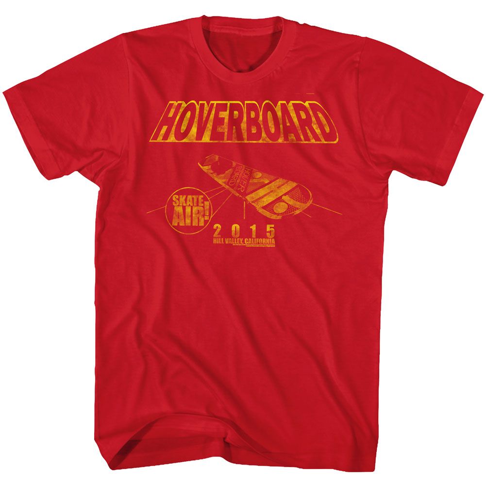 BACK TO THE FUTURE-NEW BOARD-RED ADULT S/S TSHIRT