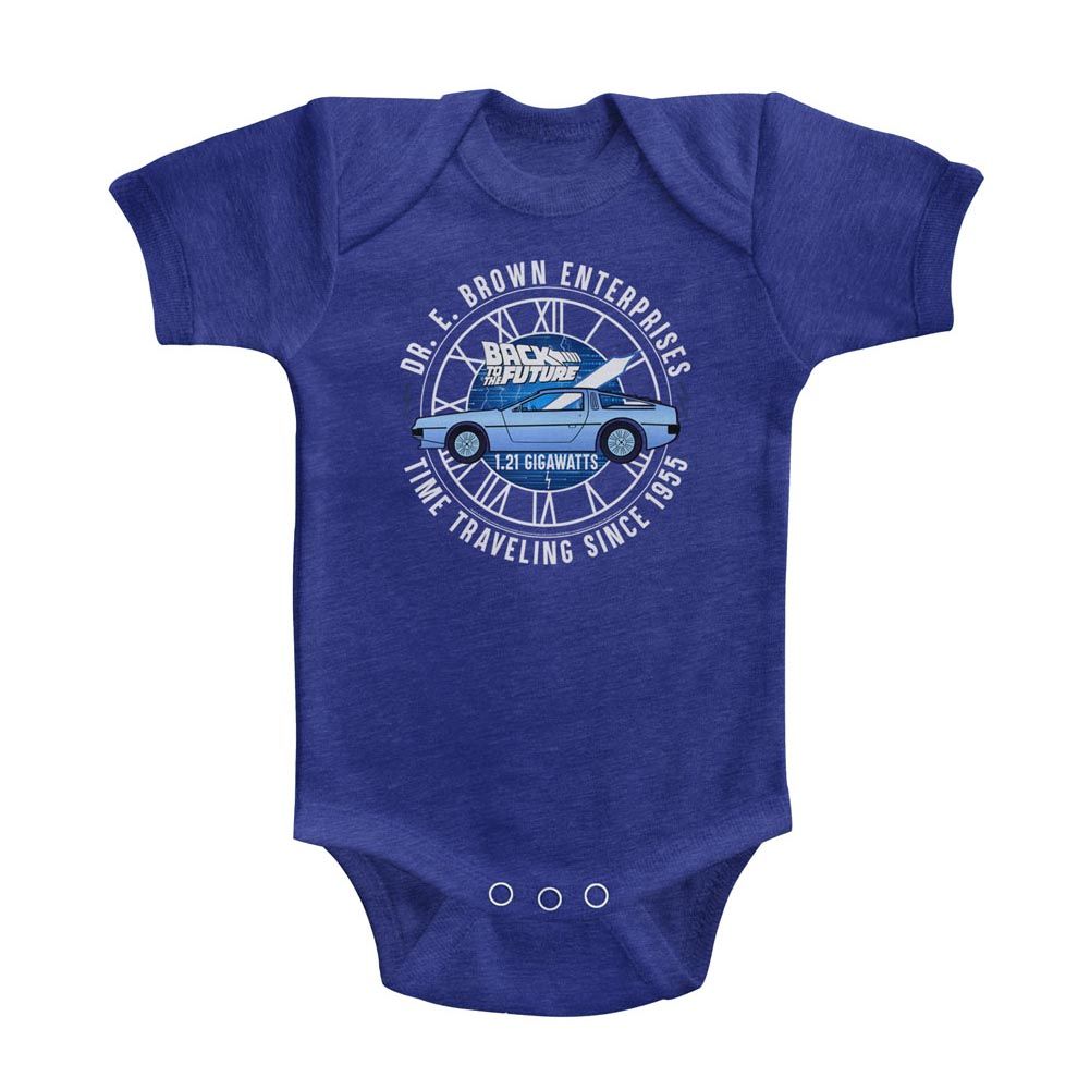 BACK TO THE FUTURE-DR E BROWN ENTERPRISES-VINTAGE ROYAL INFANT S/S HEATHER BODYSUIT