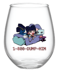 Thumbnail for Bratz Dump Him Boxed  20oz Stemless Glass – 12 pc ppk ($5.00 each)