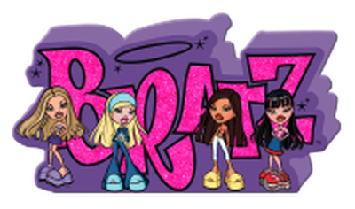 Bratz Characters and Logo Glitter  Large Die Cut MDF Box Wall Sign – 16 pc ppk ($5.75 each)