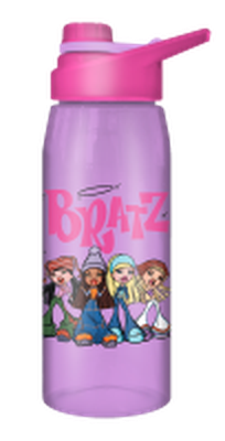 Bratz Logo And Group  28oz Water Bottle w Screw Lid – 12 pc ppk ($5.50 each)