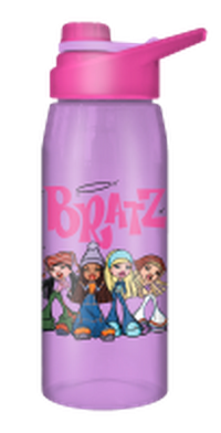 Thumbnail for Bratz Logo And Group  28oz Water Bottle w Screw Lid – 12 pc ppk ($5.50 each)