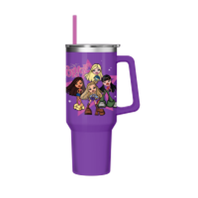 Bratz Core Group Stars  40oz Stainless Steel Tumbler w Handle – 12 pc ppk ($13.75 each)