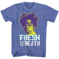 Thumbnail for BUCKWHEAT-FRESH TO DEATH-ROYAL HEATHER ADULT S/S TSHIRT