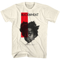 Thumbnail for BUCKWHEAT-RED STRIPE BUC T-NATURAL ADULT S/S TSHIRT