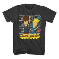 Thumbnail for BEAVIS AND BUTTHEAD-LOGOS-SMOKE ADULT S/S TSHIRT