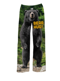Thumbnail for BRIEF INSANITY Black Bear Hug Lounge Pants