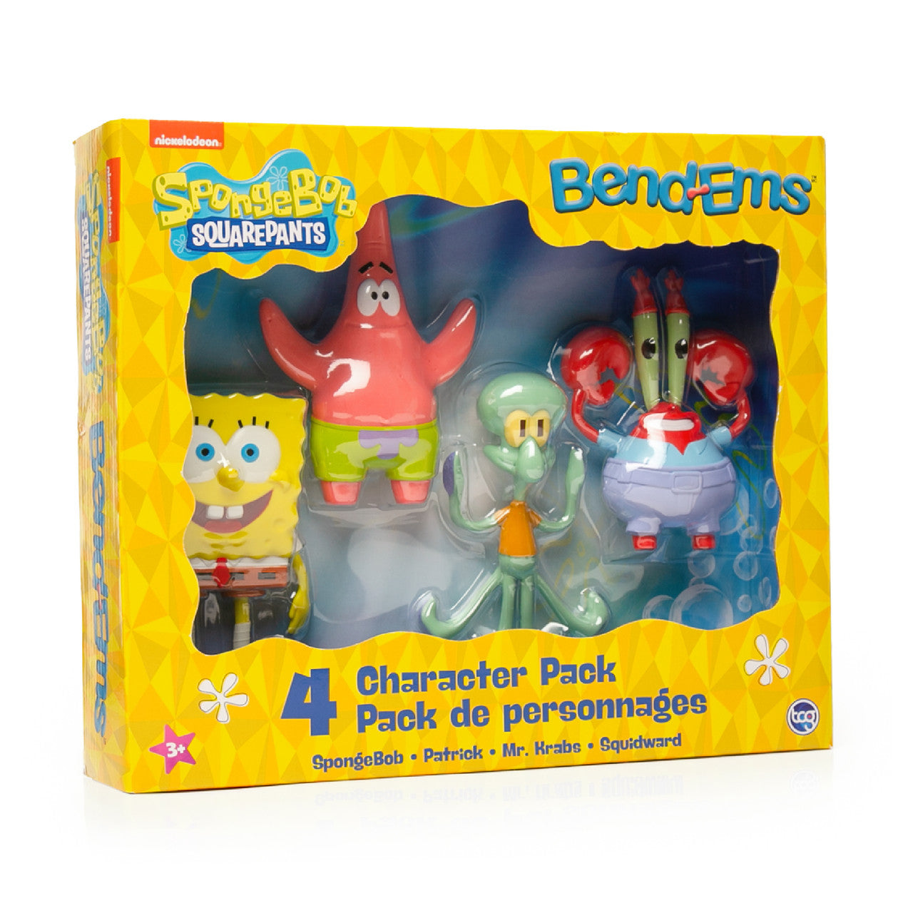Flexfigs - SPONGEBOB 4 IN 1 PACK- 2PC PPK ($18.00 EACH)