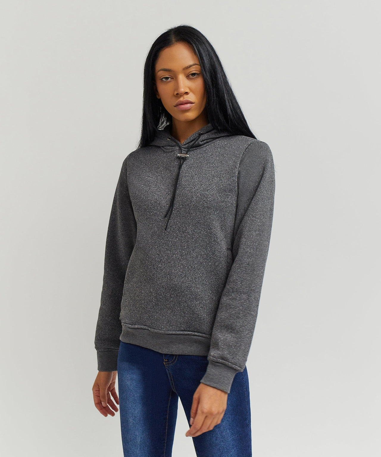 Wooster Women's Long Sleeve Hoodie - Grey