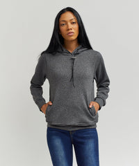 Thumbnail for Wooster Women's Long Sleeve Hoodie - Grey