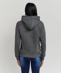 Thumbnail for Wooster Women's Long Sleeve Hoodie - Grey