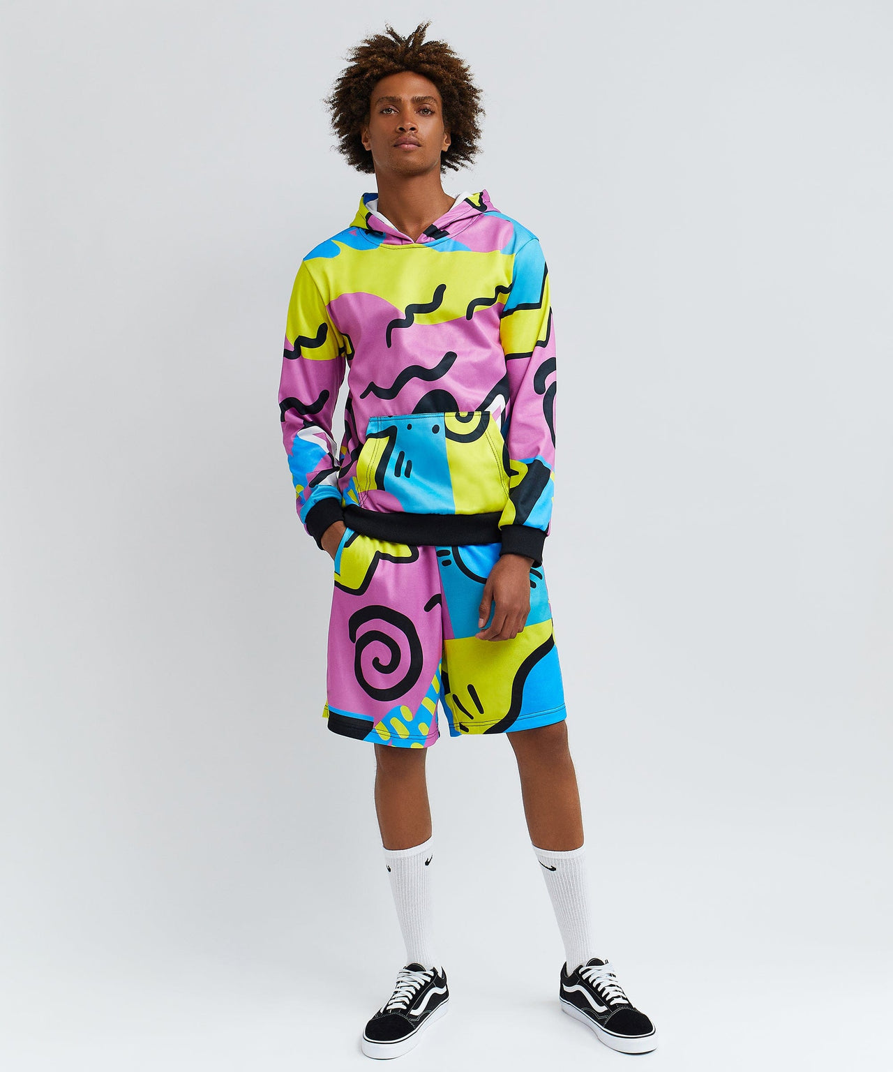 Relax Hood And Shorts Set