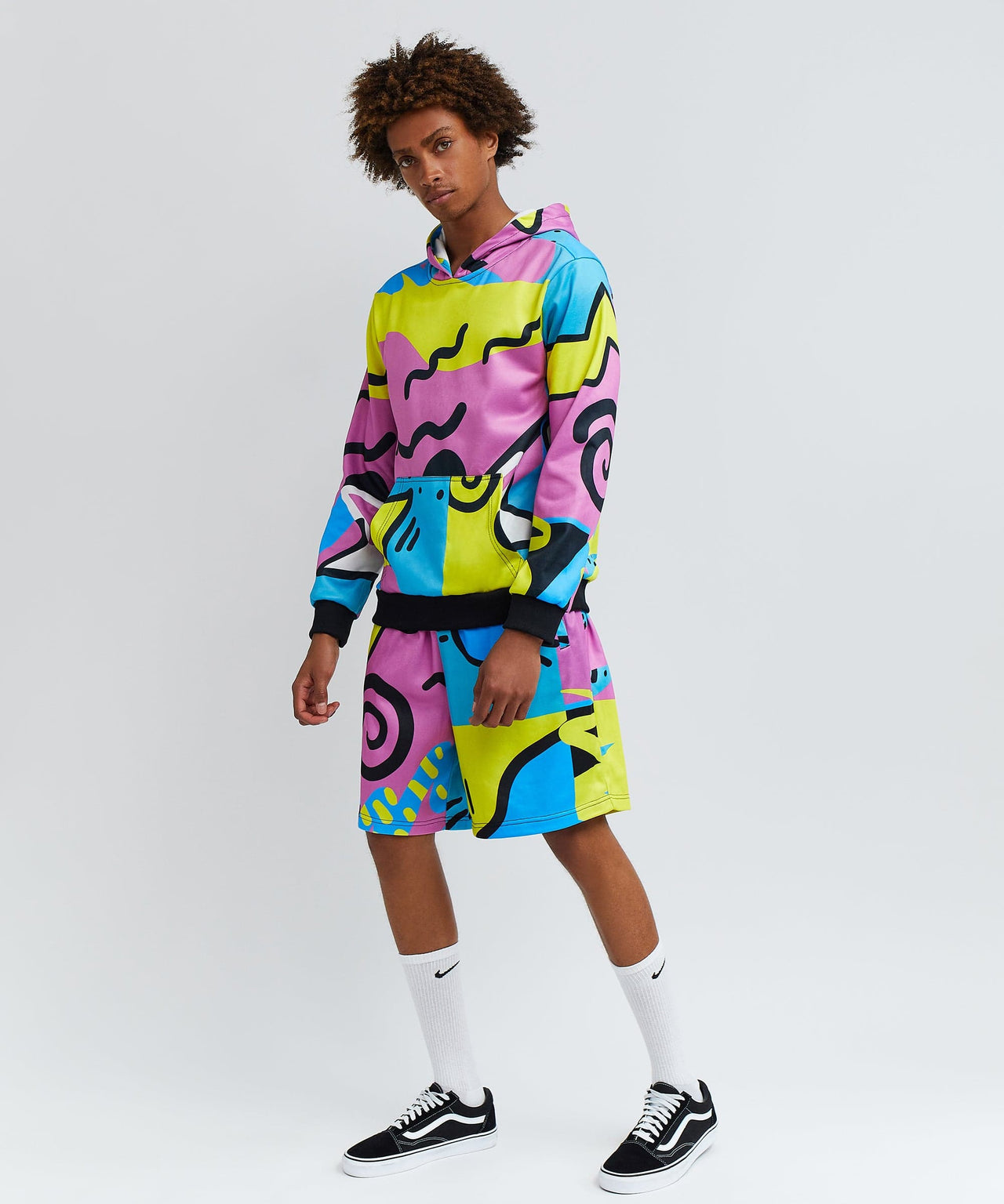 Relax Hood And Shorts Set