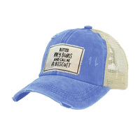 Thumbnail for BRIEF INSANITY Butter My Buns Vintage Distressed Trucker Adult Hat
