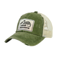 Thumbnail for BRIEF INSANITY See Ya Later Alligator Vintage Distressed Trucker Adult Hat