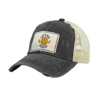 Thumbnail for BRIEF INSANITY Let's Get Pickled Vintage Distressed Trucker Adult Hat