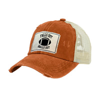 Thumbnail for BRIEF INSANITY Falls Out Balls Out Vintage Distressed Trucker Adult Hat