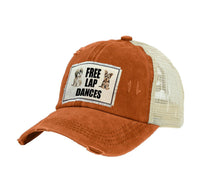 Thumbnail for BRIEF INSANITY Free Lap Dances Vintage Distressed Trucker Adult Hat