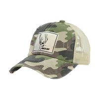 Thumbnail for BRIEF INSANITY Buck Off Vintage Distressed Trucker Adult Hat
