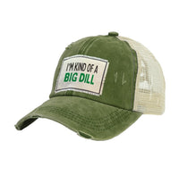 Thumbnail for BRIEF INSANITY I'm Kind of a Big Dill Vintage Distressed Trucker Adult Hat