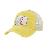 Thumbnail for BRIEF INSANITY Leo Vintage Distressed Trucker Adult Hat