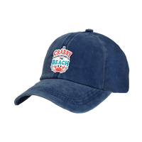 Thumbnail for BRIEF INSANITY's If Crabby Return to Beach Faux Suede Patch Adult Cap