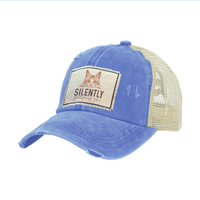 Thumbnail for BRIEF INSANITY's Silently Judging You Vintage Distressed Trucker Adult Hat