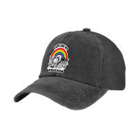Thumbnail for BRIEF INSANITY's Cats Are My Friends Faux Suede Patch Adult Cap