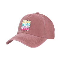 Thumbnail for BRIEF INSANITY's Beach More Worry Less Faux Suede Patch Adult Cap