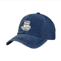 Thumbnail for BRIEF INSANITY's Proud Parent of a Dramatic Dog Faux Suede Patch Adult Cap
