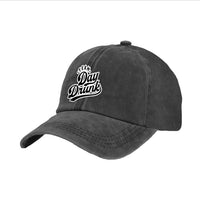Thumbnail for BRIEF INSANITY's Day Drunk Faux Suede Patch Adult Cap