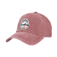 Thumbnail for BRIEF INSANITY's Girls Are Drinking Again Faux Suede Patch Adult Cap