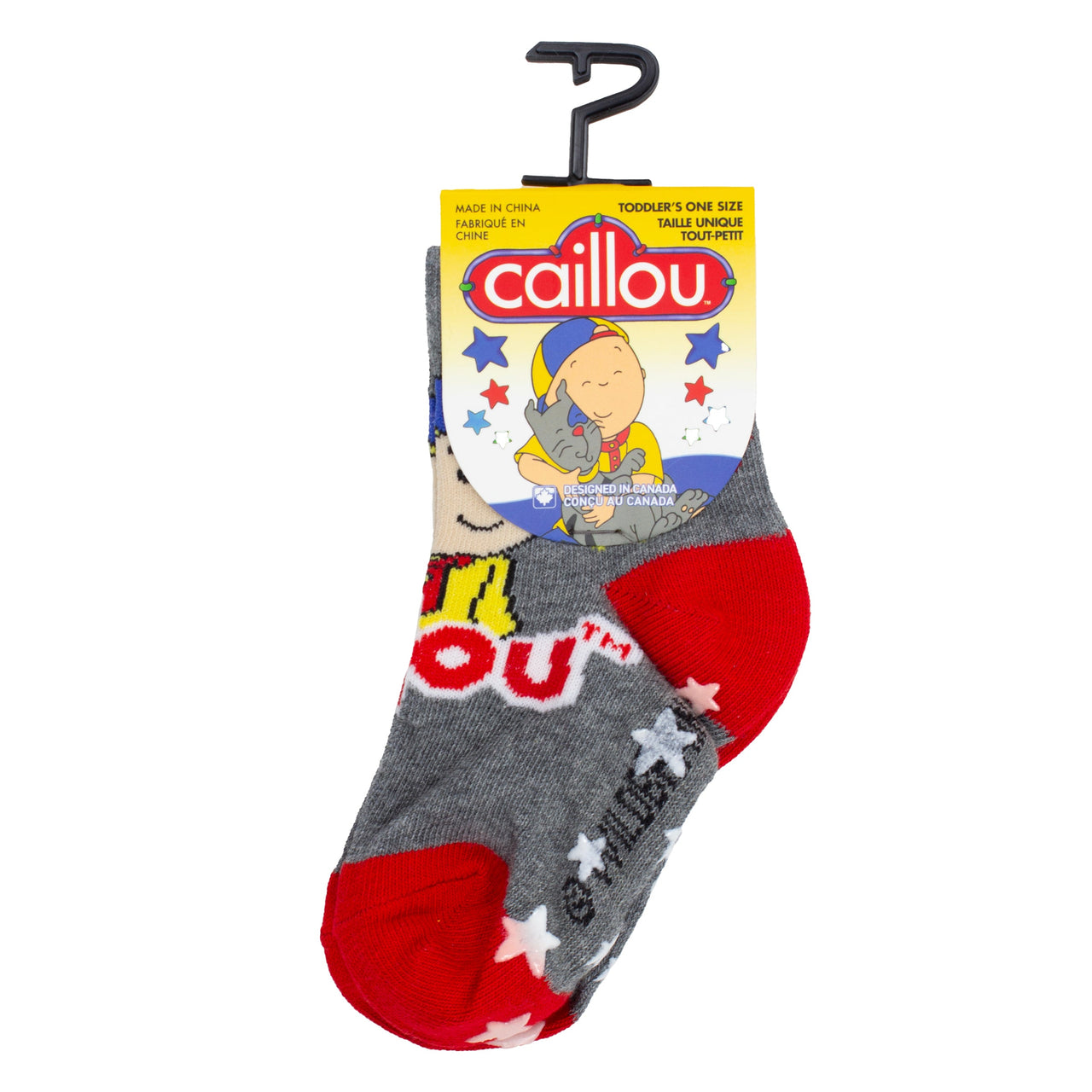 CAILLOU STARS TODDLER'S CREW, 1 PAIR