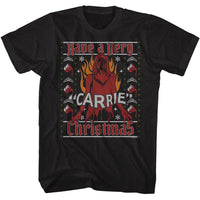 Thumbnail for CARRIE-CARRIE A VERY CARRIE CHRISTMAS-BLACK ADULT S/S TSHIRT
