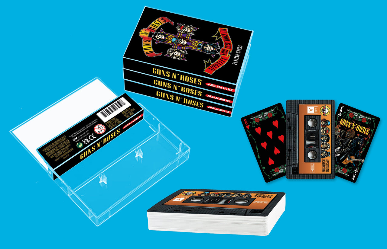 Guns N' Roses Cassette Playing Cards (PDQ) – 12 PC PPK