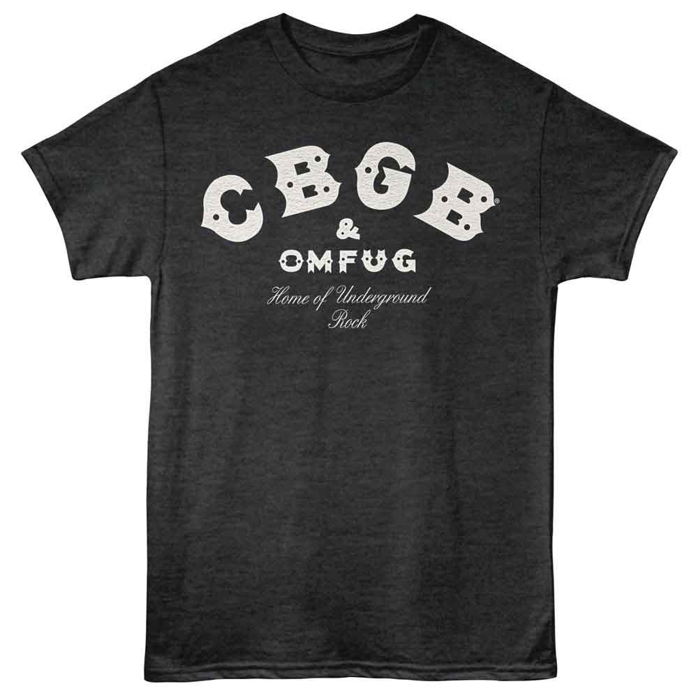 CBGB - Logo T-Shirt - Black Heather