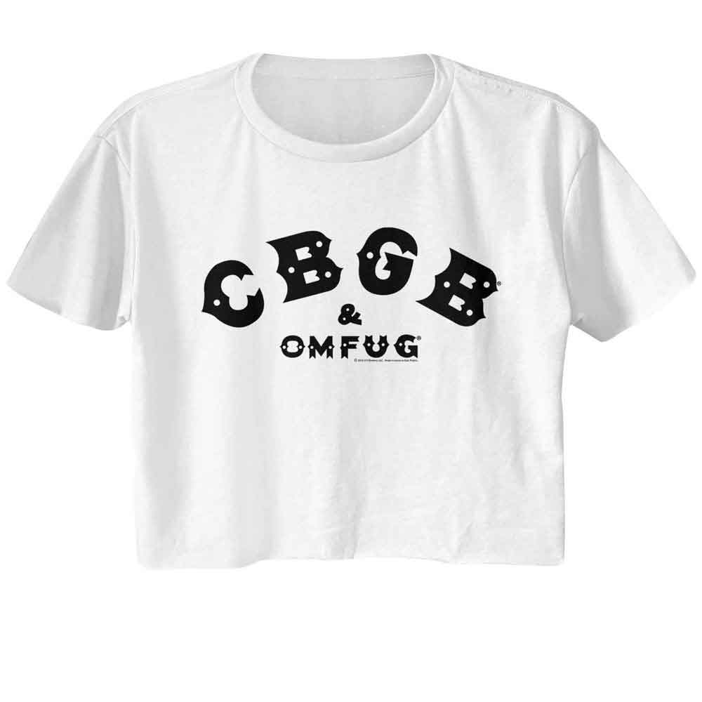 CBGB - Blk Womens Crop Tee