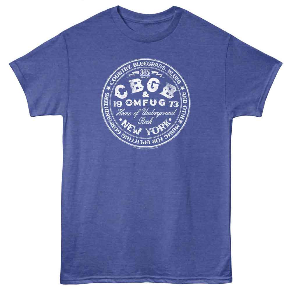 CBGB - Circle T-Shirt - Royal Heather