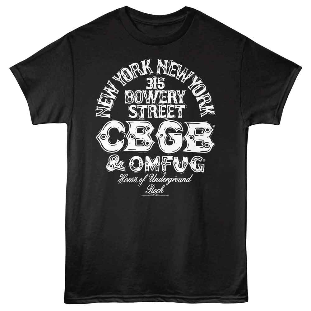 CBGB - Logo And Address T-Shirt