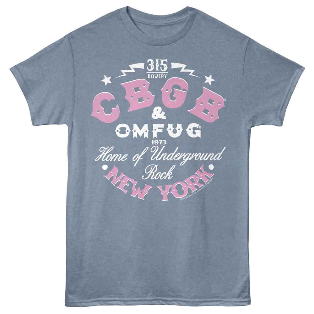 CBGB - NY T-Shirt - Indigo Heather