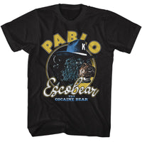 Thumbnail for COCAINE BEAR KY-COCAINE BEAR PABLO ESCOBEAR-BLACK ADULT S/S TSHIRT