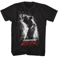 Thumbnail for COCAINE BEAR-COCAINE BEAR MOVIE POSTER-BLACK ADULT S/S TSHIRT