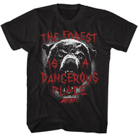 Thumbnail for COCAINE BEAR-COCAINE BEAR DANGEROUS PLACE-BLACK ADULT S/S TSHIRT