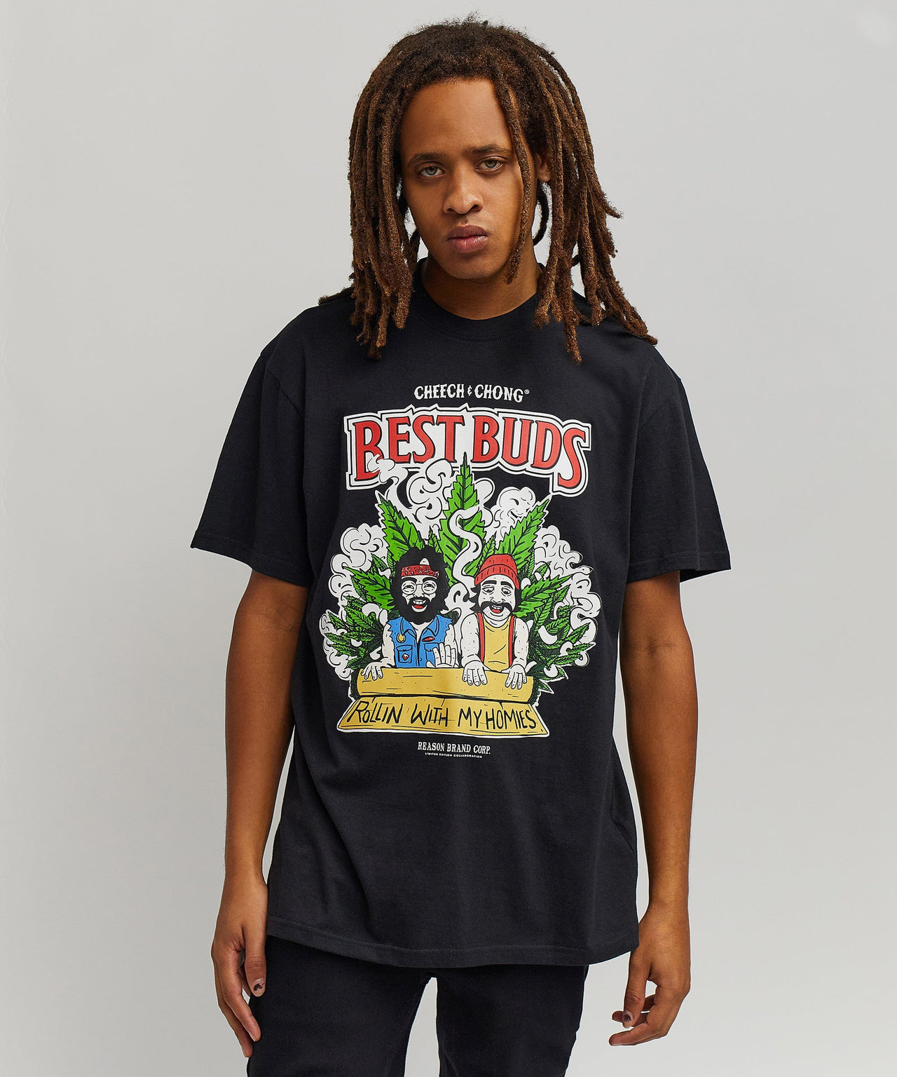 Cheech & Chong Best Buds T-Shirt - Black