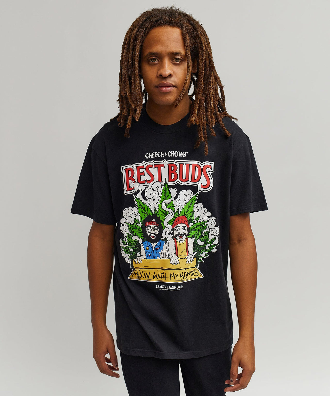 Cheech & Chong Best Buds T-Shirt - Black