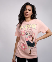 Thumbnail for Popeye Olive Women's Graphic Short Sleeve T-Shirt