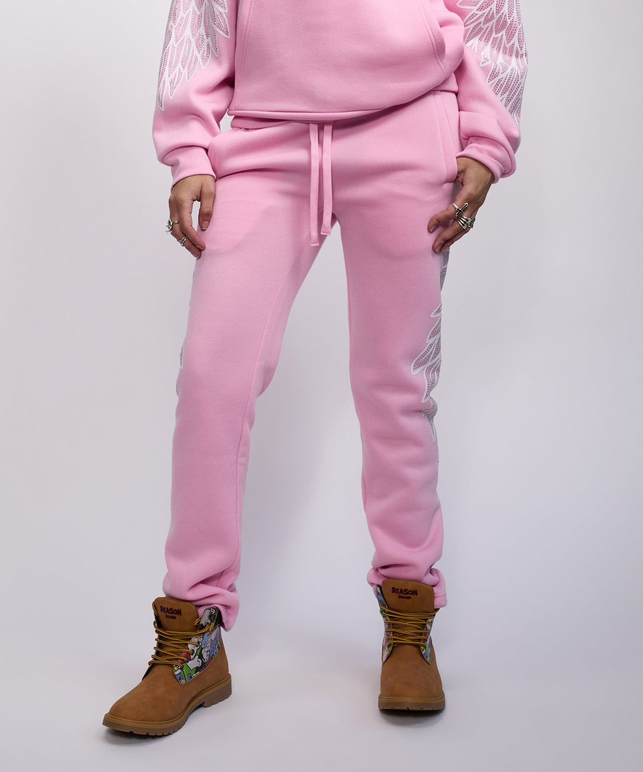 Fly Higher Rhinestone Jogger