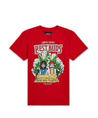 Thumbnail for Cheech & Chong Best Buds T-Shirt - Red