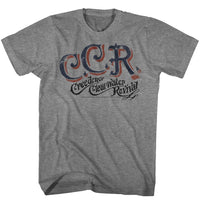 Thumbnail for CREEDENCE CLEARWATER REVIVAL-CCR-GRAPHITE HEATHER ADULT S/S TSHIRT